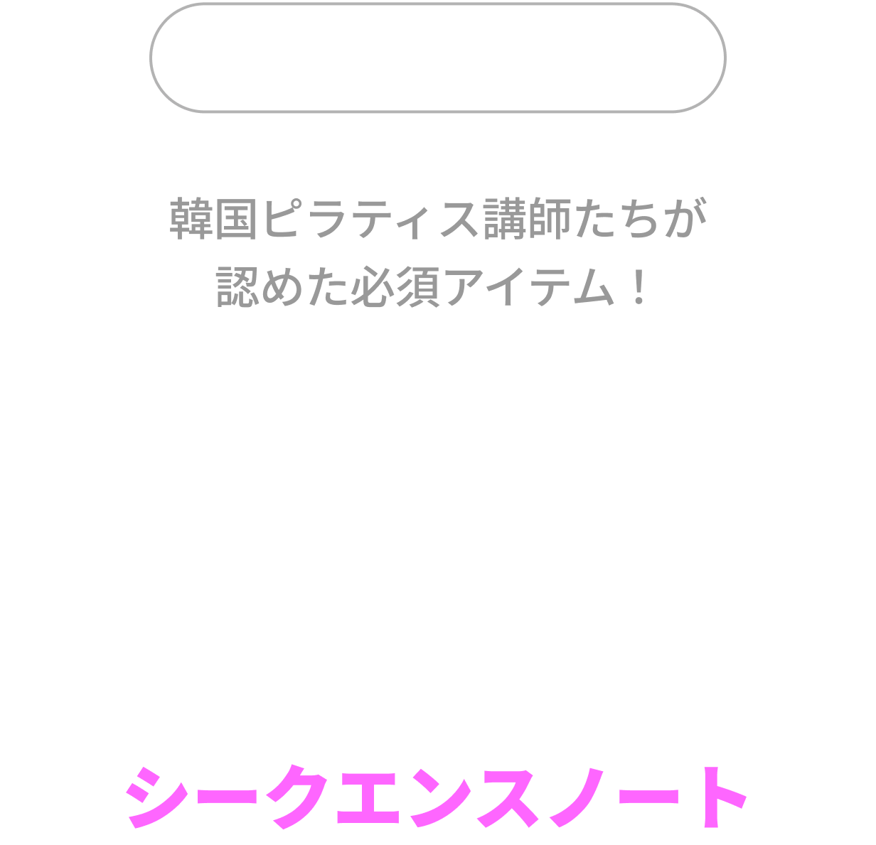 特典3. 会員限定の無料資料2韓国ピラティス講師たちが認めた必須アイテム！体系的なシークエンス構成はもちろん、生徒さんの特記事項まで管理できるシークエンスノート